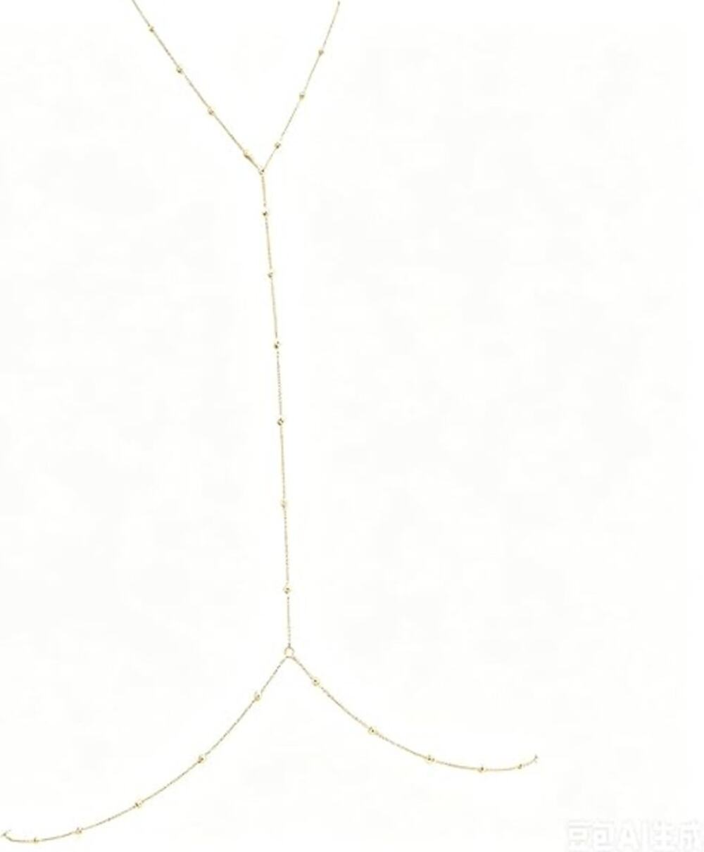 14K Gold Body Chain Jewellery for Women Belly Waist Chain